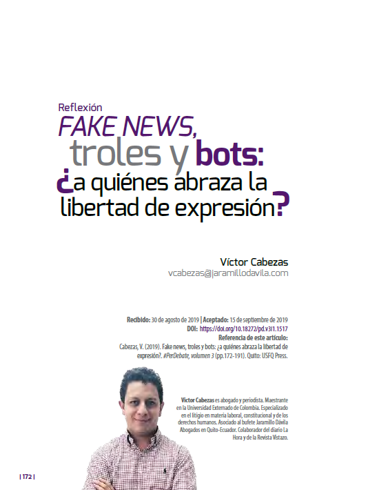 Fake News, troles y bots
