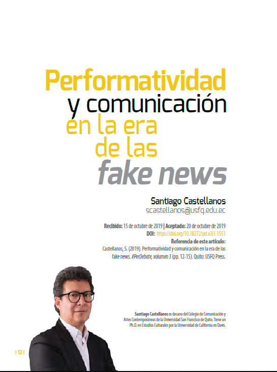 Performatividad y comunicación en fake news